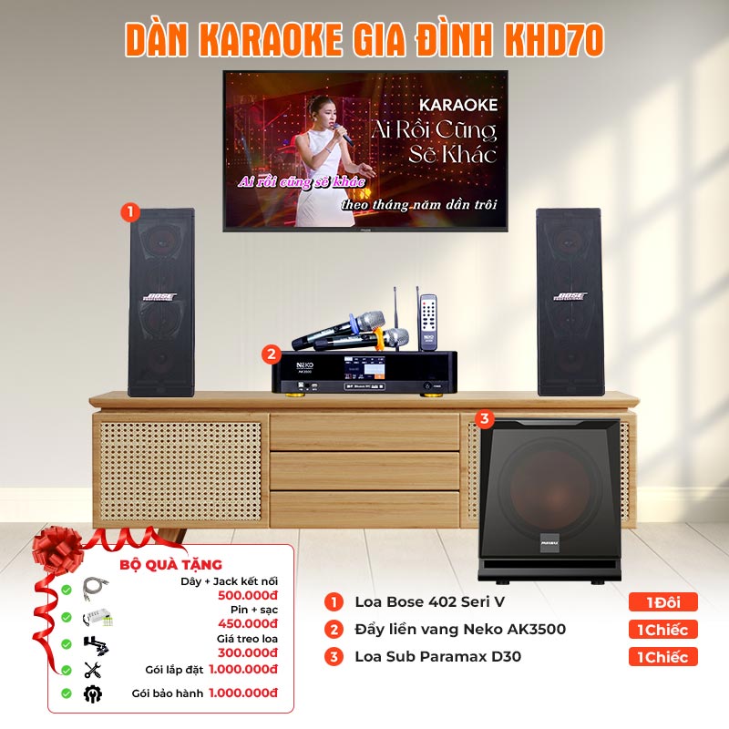 Dàn karaoke Bose KHD70