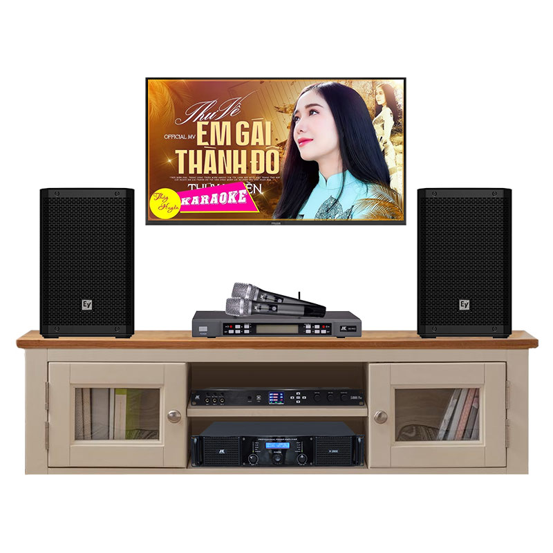 Dàn Karaoke Gia Đình KHD76 (Electro-Voice ZLX8-G2, JKAudio X6000 Plus, B5 Pro, H2600) Dàn Karaoke Gia Đình KHD76 (Electro-Voice ZLX8-G2, JKAudio X6000 Plus, B5 Pro, H2600)