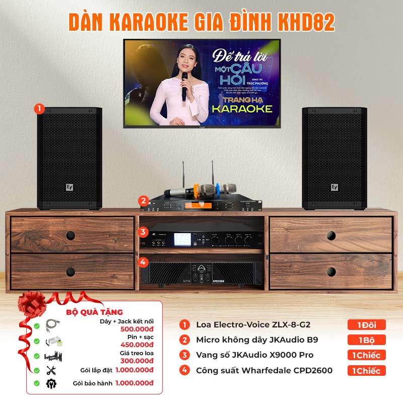 Dàn karaoke gia đình KHD82