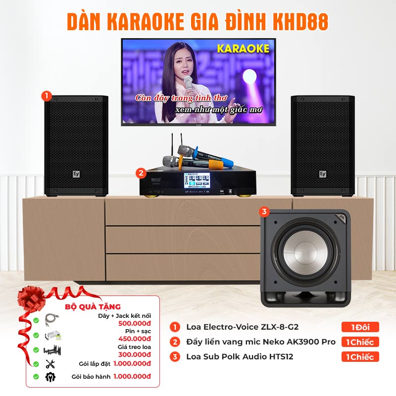 Dàn karaoke gia đình KHD88