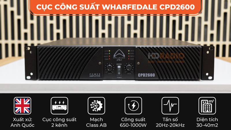 Cục công suất Wharfedale CPD2600