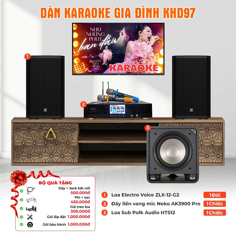 Dàn Karaoke Gia Đình KHD97 Dàn Karaoke Gia Đình KHD97