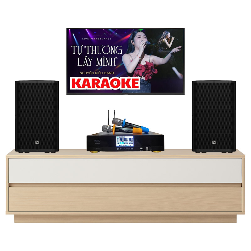 Dàn Karaoke Gia Đình KHD98 (Electro Voice ZLX12-G2, Neko AK3900 Pro)