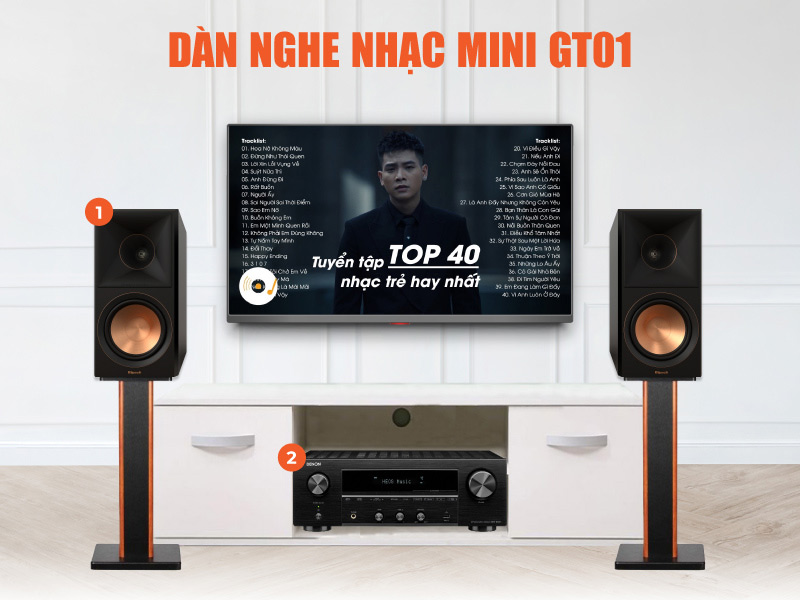 Dàn nghe nhạc mini GT01 Dàn nghe nhạc mini GT01