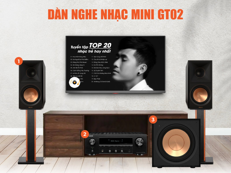 Dàn nghe nhạc mini GT02 Dàn nghe nhạc mini GT02