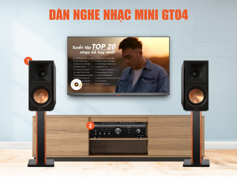 Dàn nghe nhạc mini GT04