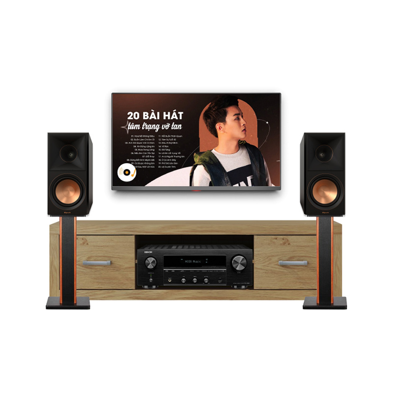 Dàn Nghe Nhạc Mini GT06 (Klipsch RP-500M II, Denon DRA-800H )