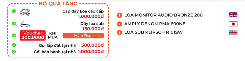 quà tặng Dàn Nghe Nhạc GT15
