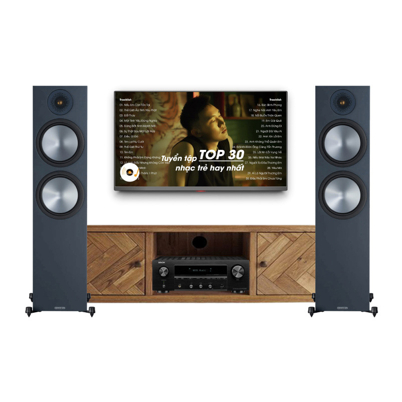 Dàn Nghe Nhạc GT17 (Monitor Audio Bronze 500, Denon DRA-800H)