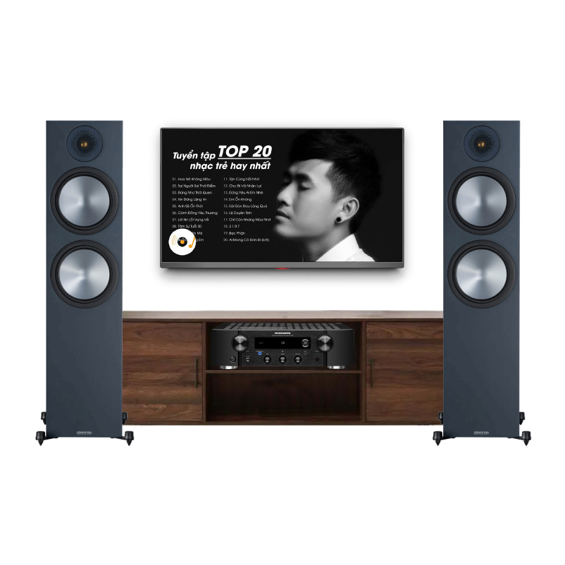 Dàn Nghe Nhạc GT20 (Monitor Audio Bronze 500, Marantz PM7000N)