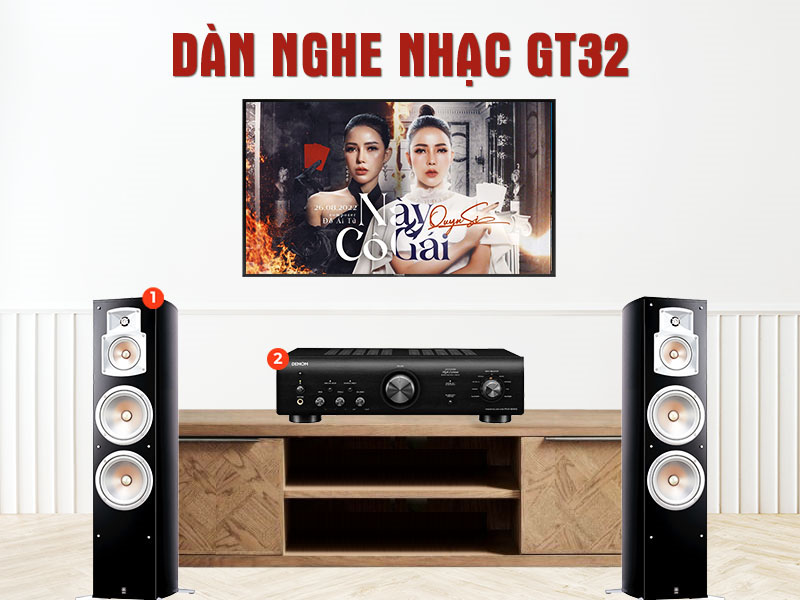 dàn nghe nhạc GT32 dàn nghe nhạc GT32