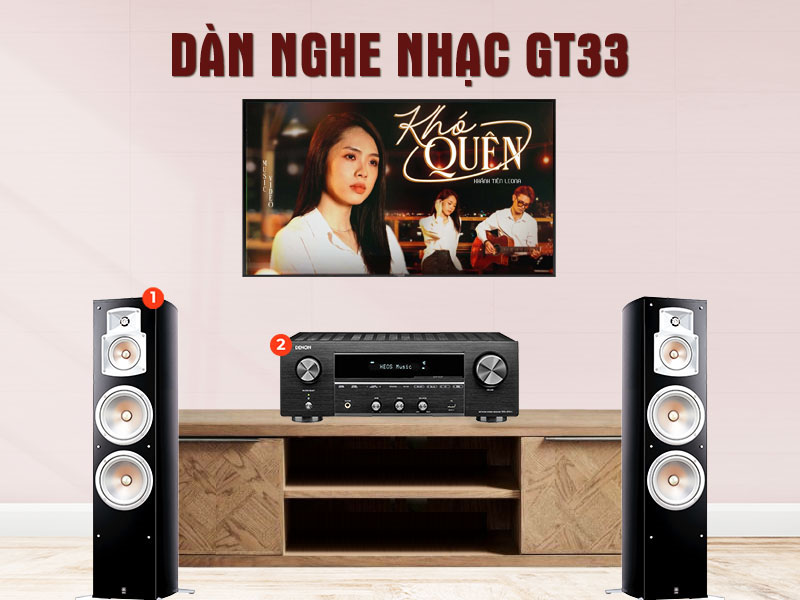 Dàn Nghe Nhạc GT33 Dàn Nghe Nhạc GT33