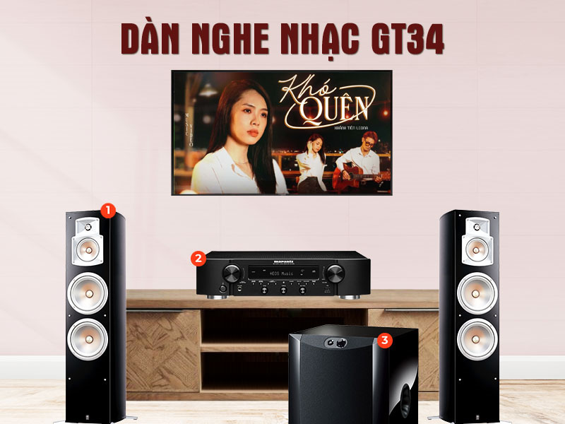 Dàn Nghe Nhạc GT34 Dàn Nghe Nhạc GT34
