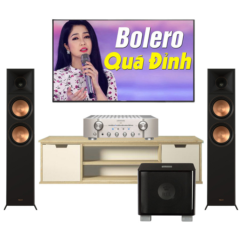 Dàn Nghe Nhạc 2.1 Marantz Klipsch, Rel HD90 (Klipsch RP-6000F II, Marantz PM8006, Rel T7X)