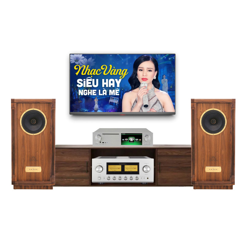 Dàn nghe nhạc vàng đa năng HD101 (Tannoy Turnberry GR, Luxman L590AXII, Cocktail X45)