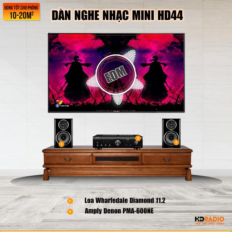 dàn âm thanh nghe nhạc mini HD44