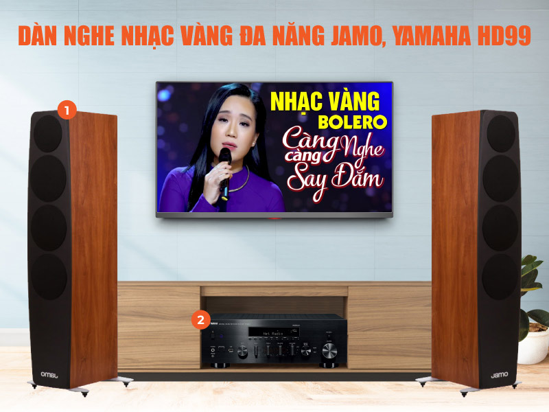Dàn nghe nhạc vàng đa năng Jamo, Yamaha HD99