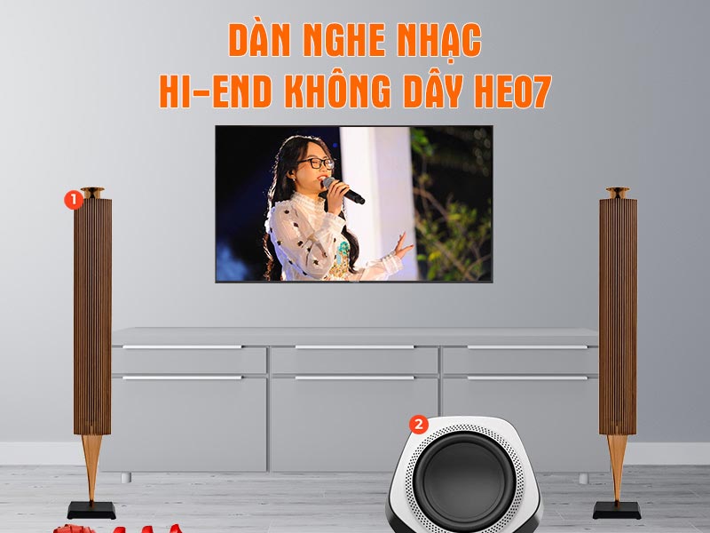 Dàn nghe nhạc Hi-End không dây HE07