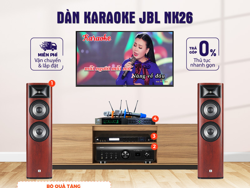 Dàn nghe nhạc và Hát karaoke Klipsch NK26