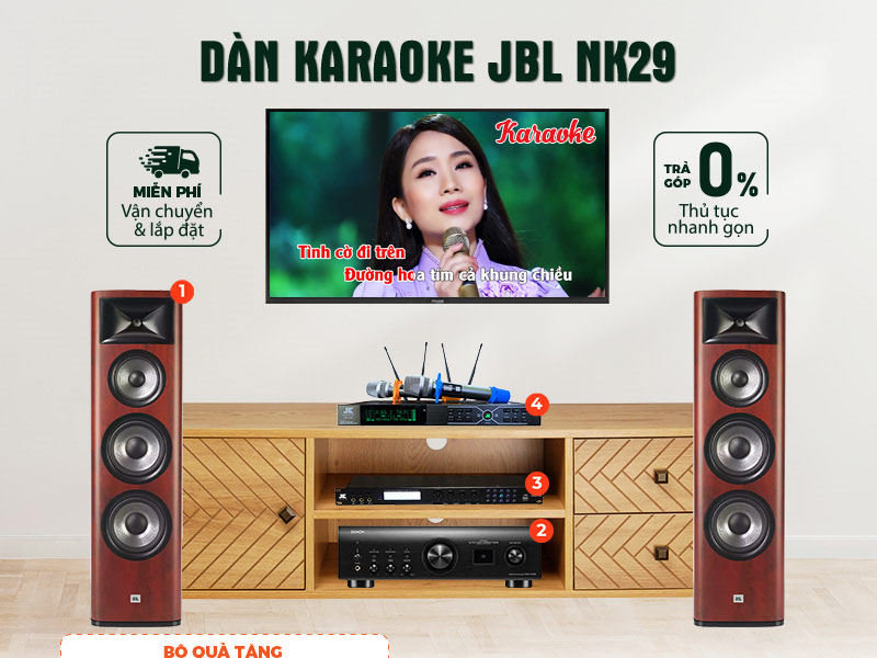 Dan nghe nhac va hat karaoke JBL NK29