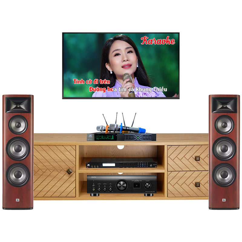 Dàn nghe nhạc và Hát karaoke JBL NK29 (JBL 698, Denon 1700NE, B3 Plus, X3000 Pro)