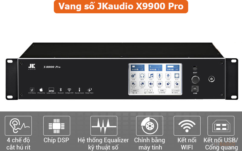 Dàn nghe nhạc và hát karaoke NK39 - Vang số JKaudio X9900 Pro