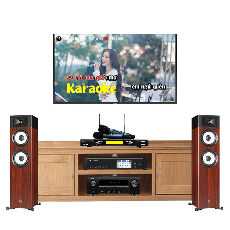 Dàn Nghe Nhạc Và Hát Karaoke NK44 (JBL A190, DRA800H, JKaudio K800, X9900 Pro)