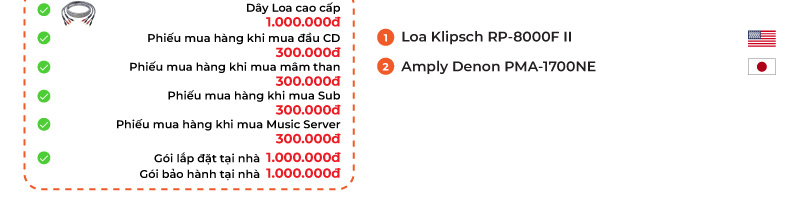 Dan nghe nhac Klipsch, Denon NN46