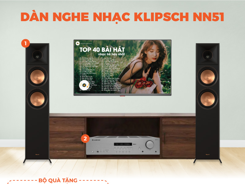 Dàn nghe nhạc Klipsch, Cambridge NN51 Dàn nghe nhạc Klipsch, Cambridge NN51