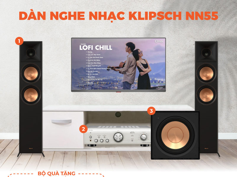 Dan nghe nhac Klipsch, Denon NN55