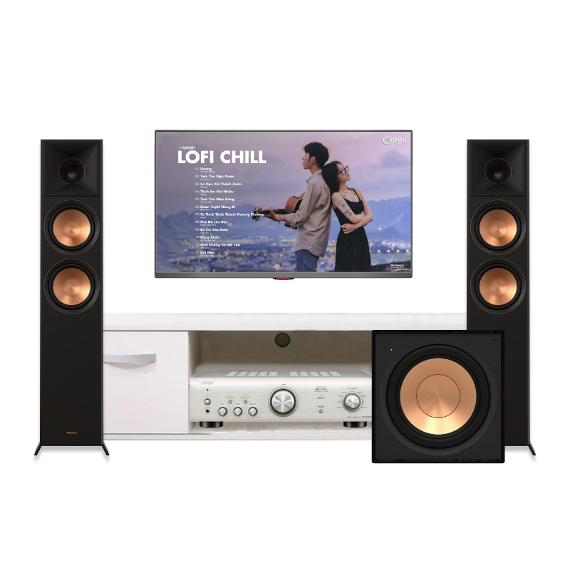 Dàn nghe nhạc Klipsch, Denon NN55 (Klipsch RP5000F II, Denon PMA600Ne, Sub Klipsch R101SW)