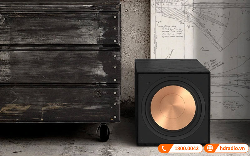 Sub Klipsch R-101SW trong dan nghe nhac NN57