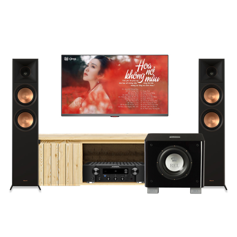 Dàn nghe nhạc 2.1 Klipsch, Marantz NN62 ( Klipsch RP6000F II, Marantz PM7000N, Sub Rel T7X )