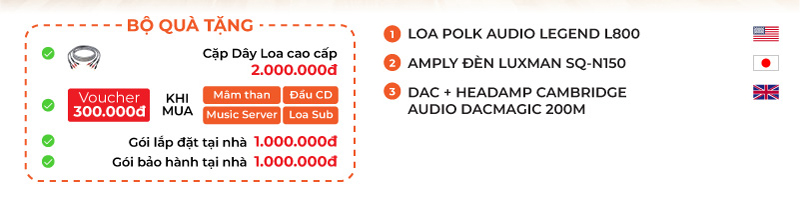 Dàn nghe nhạc cao cấp Luxman, Polk Audio NN82 Dàn nghe nhạc cao cấp Luxman, Polk Audio NN82