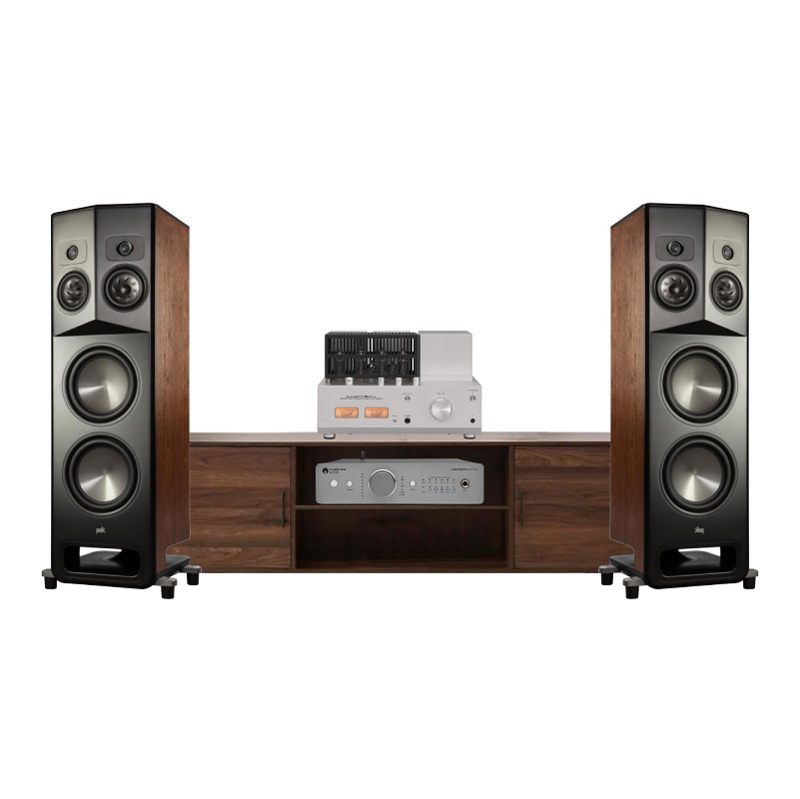 Dàn nghe nhạc cao cấp Luxman, Polk Audio NN82 (Polk Audio Legend L800, Luxman SQ-N150, Cambridge Audio DacMagic 200M)