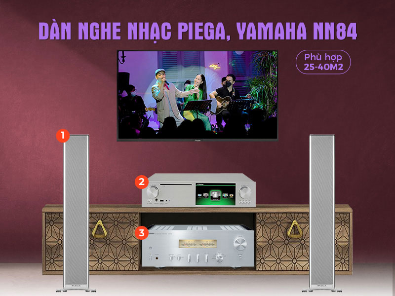 Dàn nghe nhạc Piega, Yamaha NN84 Dàn nghe nhạc Piega, Yamaha NN84