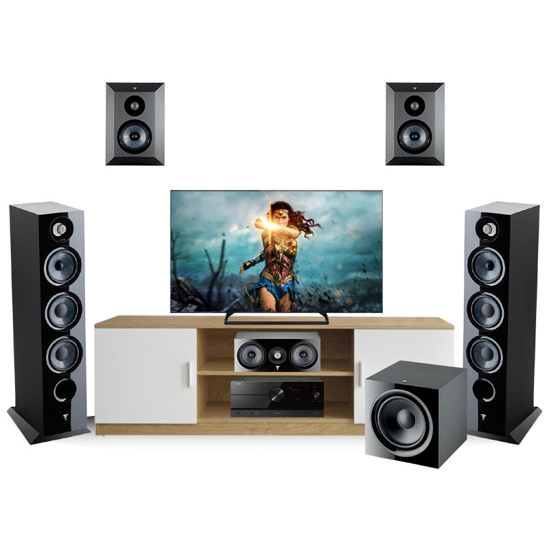 Dàn âm thanh 5.1 xem phim, nghe nhạc Focal PN10 (Yamaha A4A + Focal Chora 826 + 600P + Chora Center + Chora Surround )