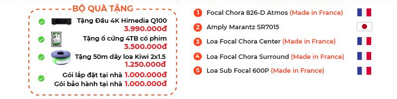 khuyen mai dan nghe nhac xem phim cao cap Focal PN11