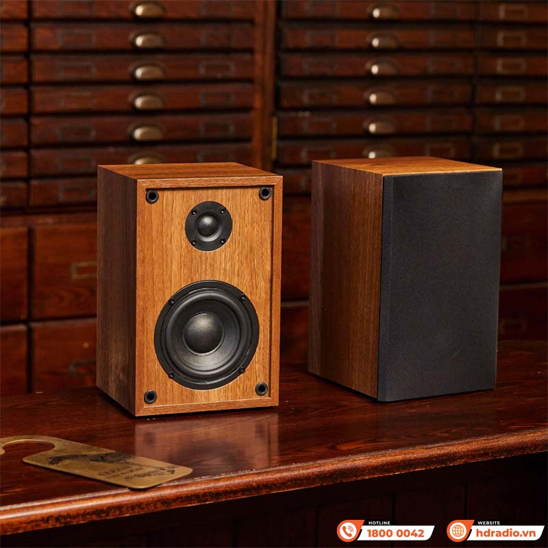 Combo đầu đĩa than kết hợp loa Gadhouse Henry, Tốc Độ Quay 33 1/3 và 45 RPM, Công suất 18W x 2, Bluetooth, USP-PC-9