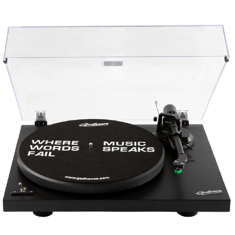 Combo đầu đĩa than kết hợp loa Gadhouse Miles x Mathis (33/45 RPM, Bluetooth 5.2, RCA, USB)-2