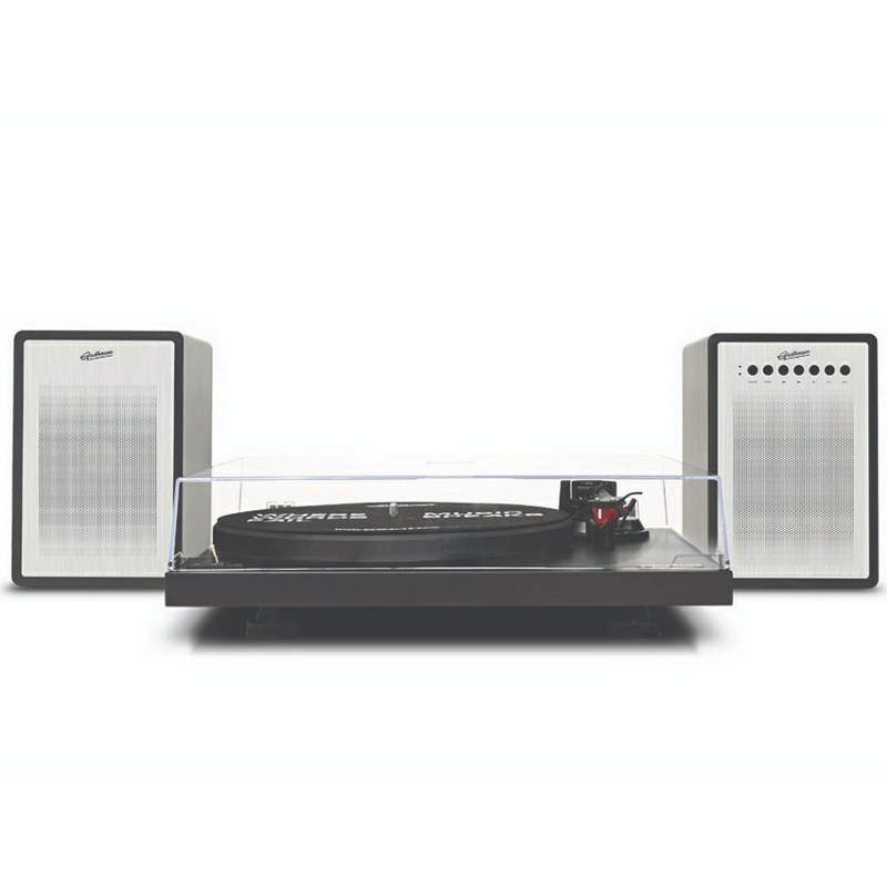 Combo đầu đĩa than kết hợp loa Gadhouse Miles x Mathis (33/45 RPM, Bluetooth 5.2, RCA, USB)