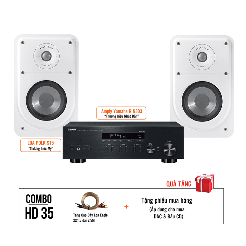 dàn nghe nhạc chính hãng HD35