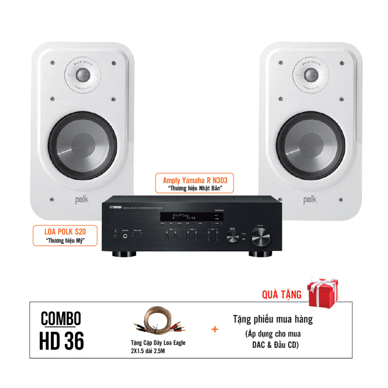 Dàn âm thanh nghe nhạc HD36