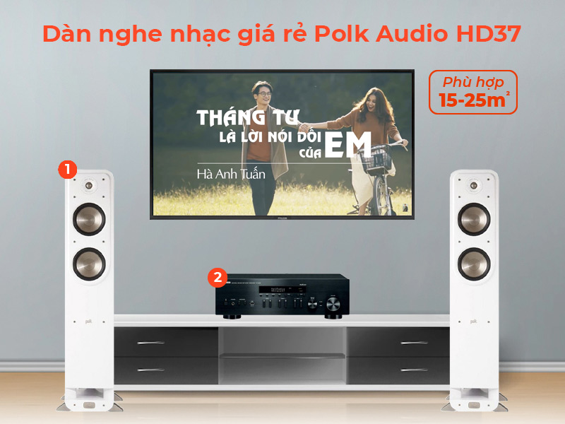 dàn nghe nhạc HD37