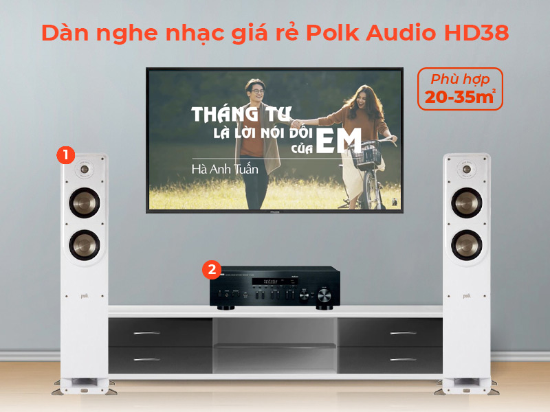 dàn nghe nhạc HD38