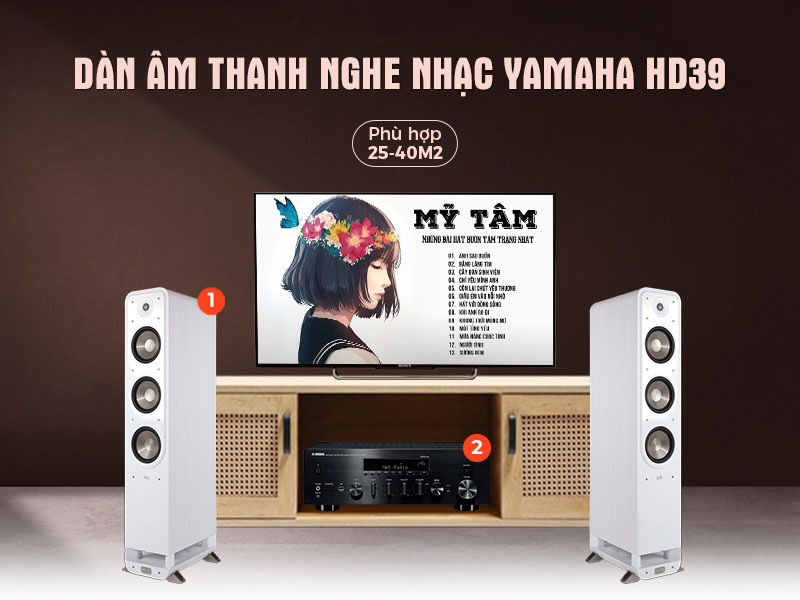 dàn nghe nhạc chính hãng HD39 dàn nghe nhạc chính hãng HD39