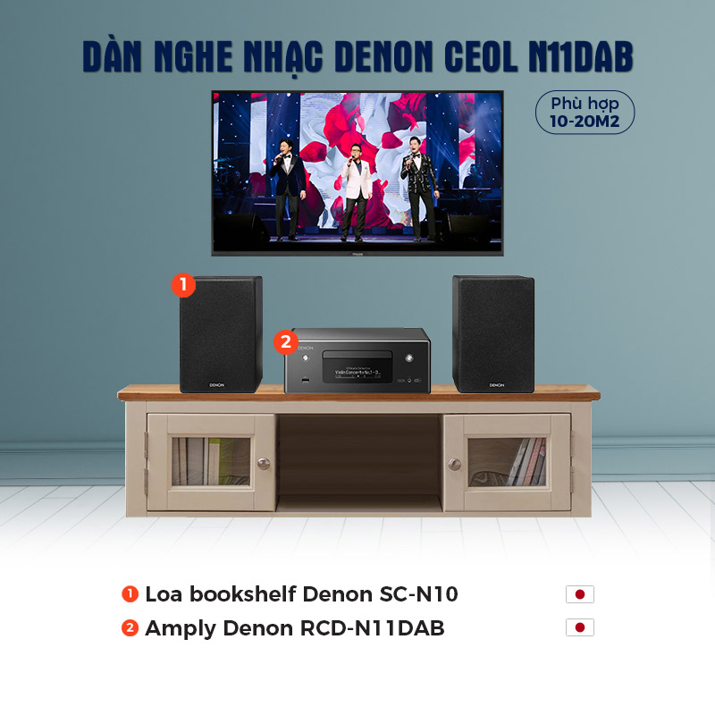 Dàn nghe nhạc Denon CEOL N11DAB