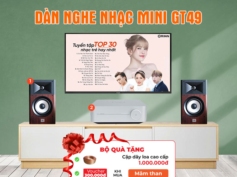 Dàn nghe nhạc mini GT49 Dàn nghe nhạc mini GT49