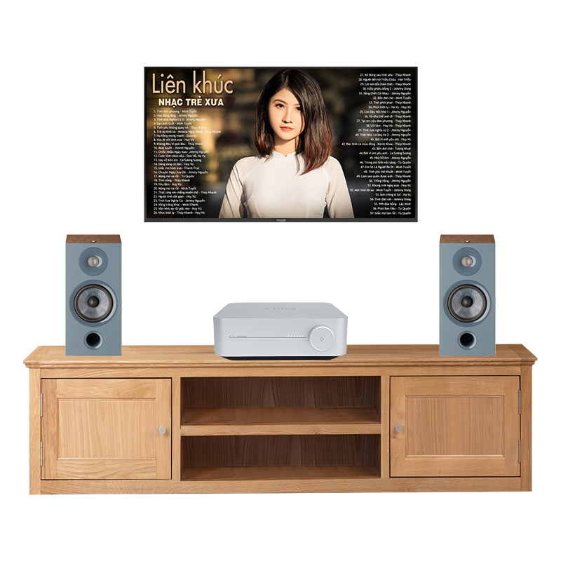 Dàn nghe nhạc mini GT54 (Focal Chora 806, WiiM Amp)