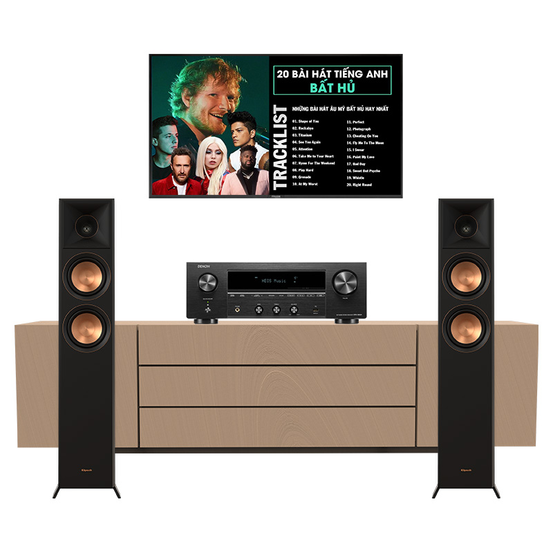 Dàn nghe nhạc Denon GT56 (Klipsch RP5000F II, Denon DRA 900H)